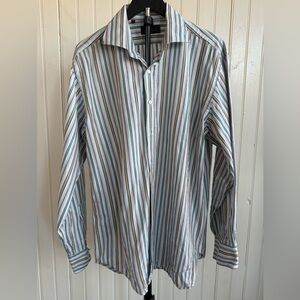 Etro Milano Men’s Striped Button Down Shirt
